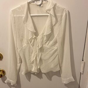 Aritzia Wilfred Frenchie Blouse